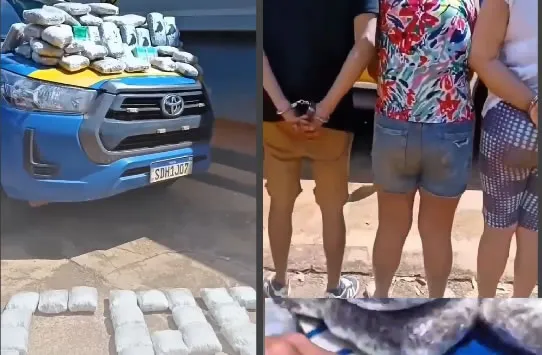 PMR prendeu quadrilha de bolivianos em Chapadão do Céu com grande quantidade de Drogas