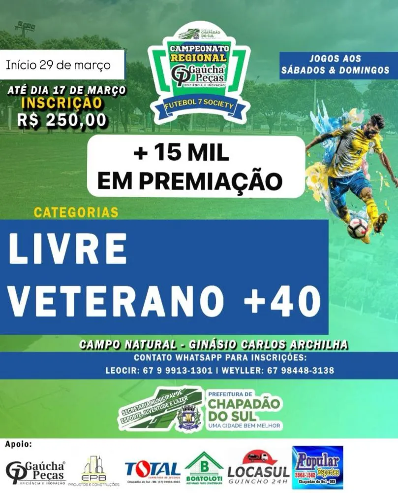 Esporte Agitado Nesta Semana em Nossa Cidade!