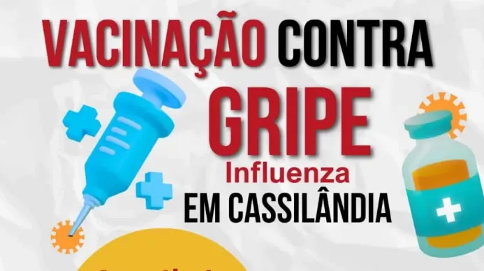 Cassilândia antecipa vacinação contra gripe influenza