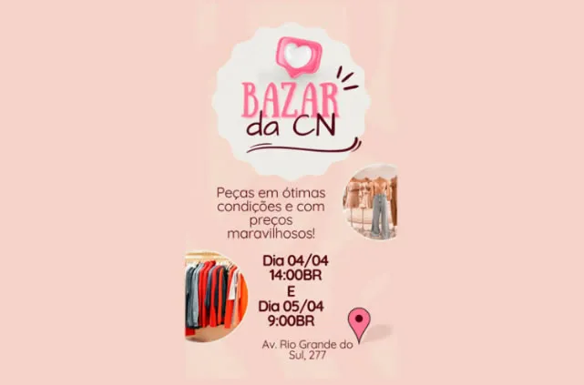 Comunidade das Nações de Chapadão do Sul promove Bazar Solidário neste final de semana