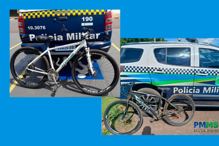 PMs da 4ª CIPM localizam 02 (duas) bicicletas furtadas