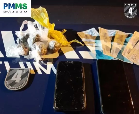 Polícia Militar de Chapadão do Sul prende dois homens por tráfico de drogas e segue no combate ao “trafico formiguinha”