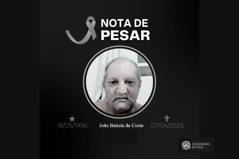 Nota de Pesar – João Batista da Costa