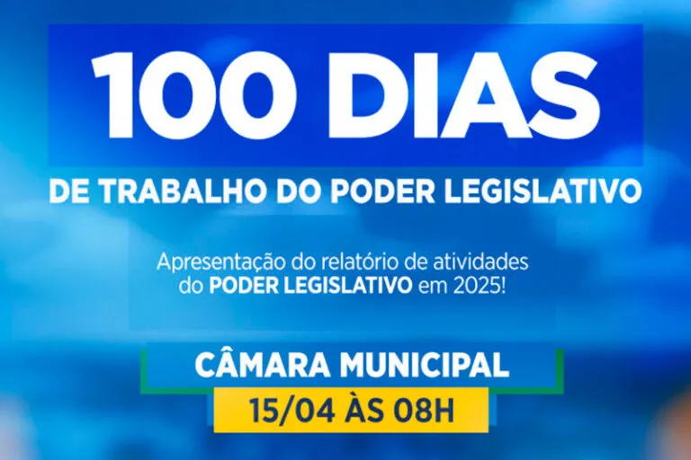 Câmara Municipal de Chapadão do Sul apresentará relatório de atividades dos primeiros 100 dias de mandato