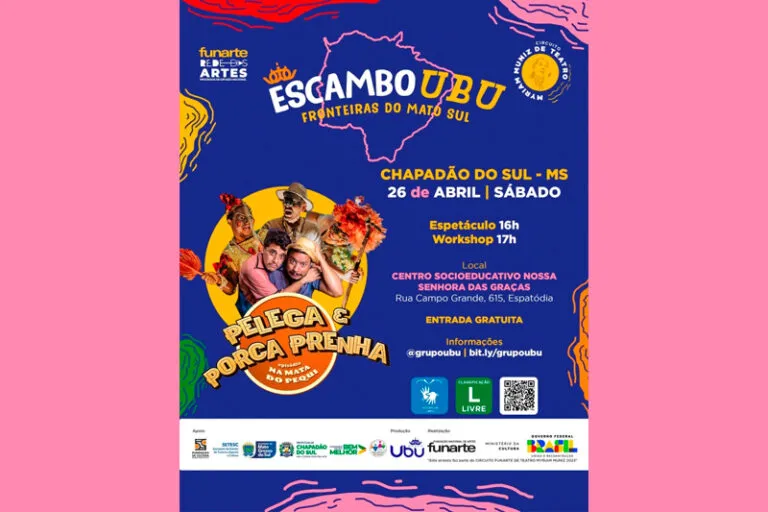 Vem aí o espetáculo teatral “Pelega e Porca Prenha – Episódio: Na mata do Pequi”