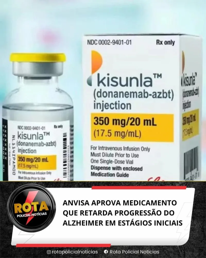 ANVISA APROVA MEDICAMENTO QUE RETARDA PROGRESSÃO DO ALZHEIMER EM ESTÁGIOS INICIAIS
