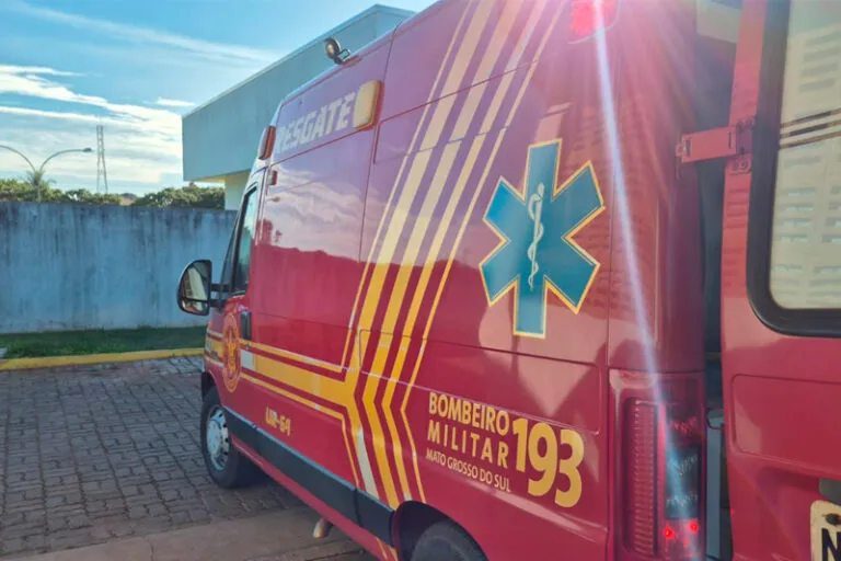 Homem é baleado na MS-306 e socorrido em estado grave para o Hospital Municipal de Chapadão do Sul