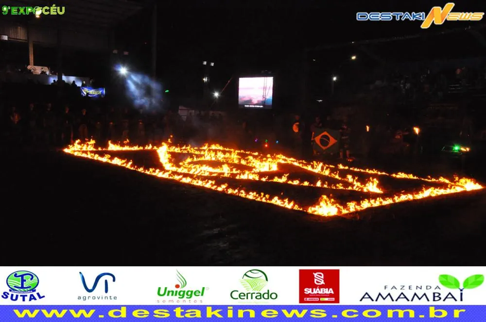 9ª Expoceu começa em grande estilo com shows de Miguel Lucato e Jiraya Uai e arrasta multidão em Chapadão do Céu