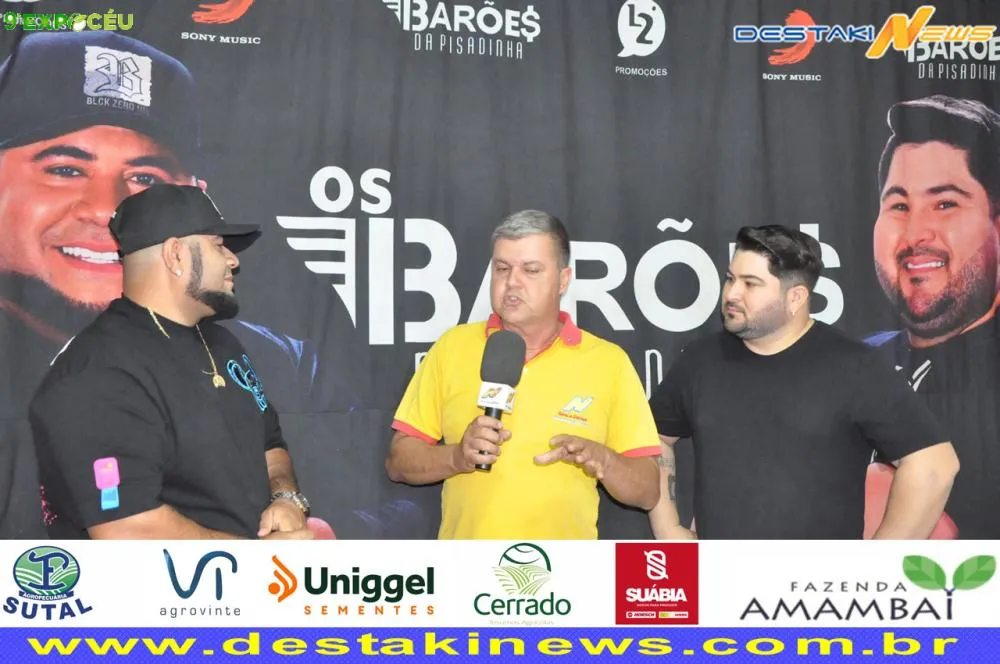 Segunda noite da 9ª Expoceu é marcada por energia contagiante com MR. GYN e Barões da Pisadinha