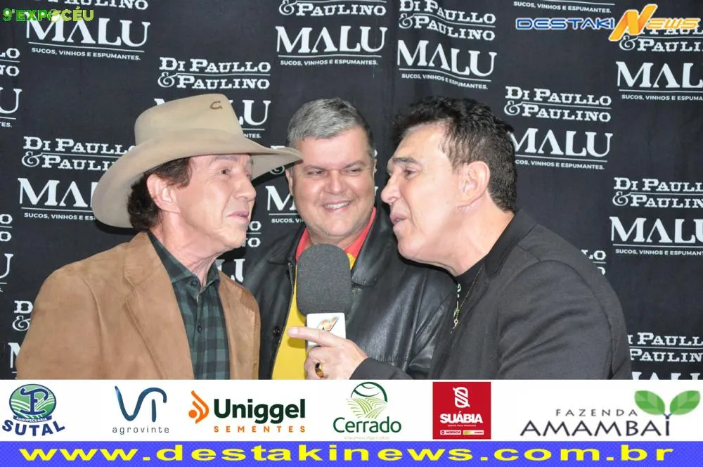Terceira noite da 9ª Expoceu emociona com show da dupla Di Paullo & Paulino