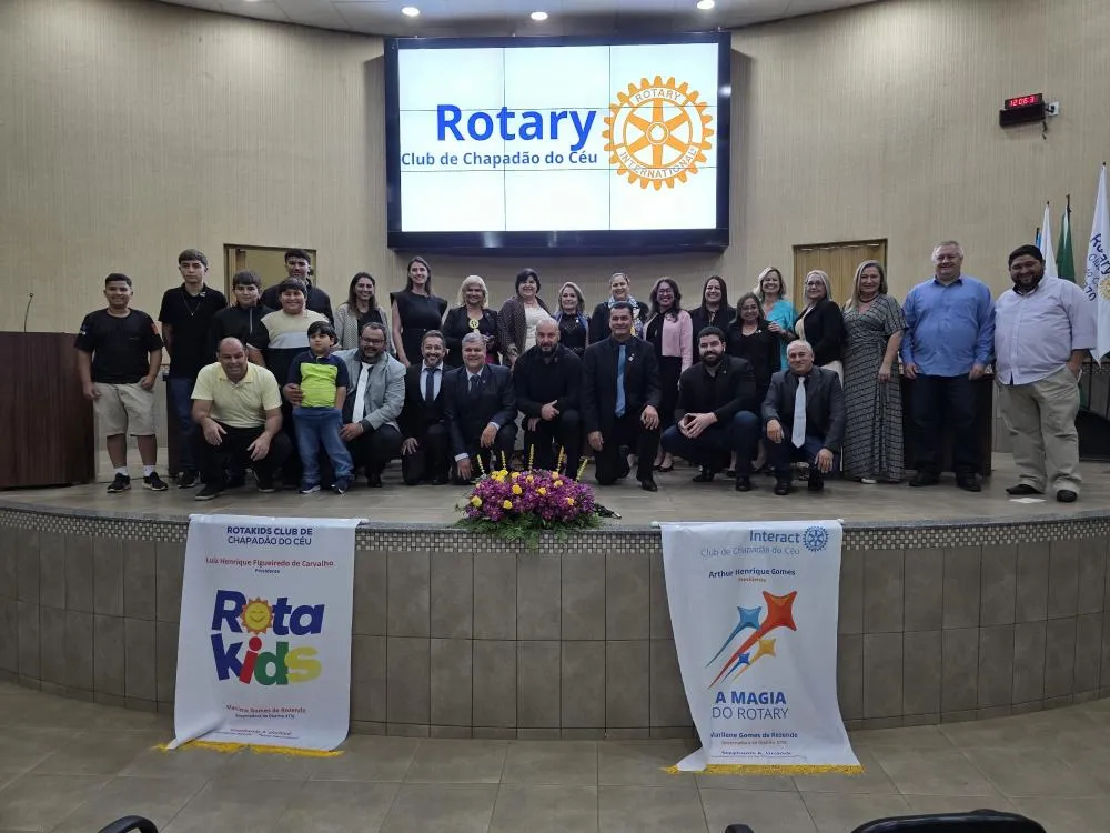 Rotary Club de Chapadão do Céu realiza reunião festiva de posse com grande participação