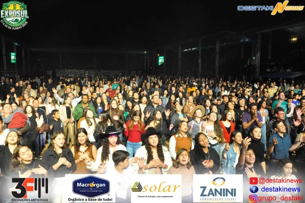 31ª Exposul começa com muita emoção, fé e rodeio em Chapadão do Sul