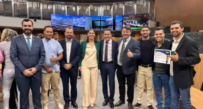 Vereador Tigrinho representou o municipio em sessão solene da ALEGO