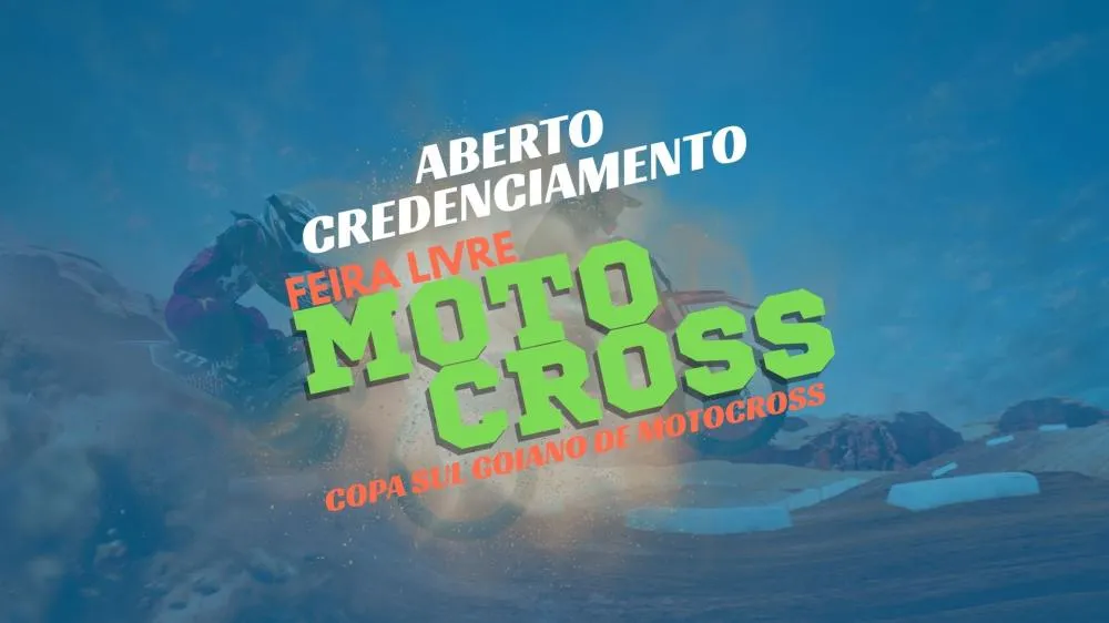 Inscrições Abertas! Credenciamento Feira Livre Motocross 2025