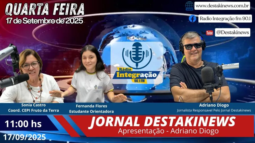Projeto Estudante de Atitude é destaque no Jornal Destakinews
