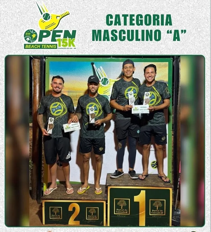 Open de Beach Tennis agitou Chapadão do Sul com a participação de mais de 300 atletas
