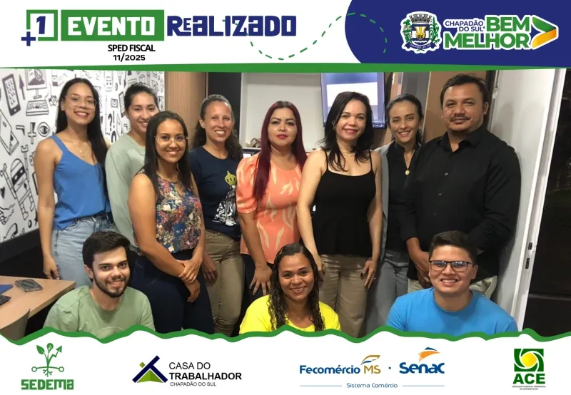 Executivo Municipal conclui Curso de SPED Fiscal qualificando profissionais para o setor contábil e fiscal