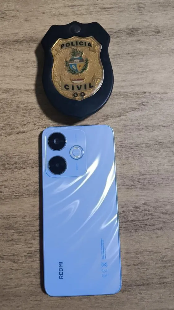 Polícia civil recupera celular furtado em Chapadão do Céu, identifica receptador e autor do furto