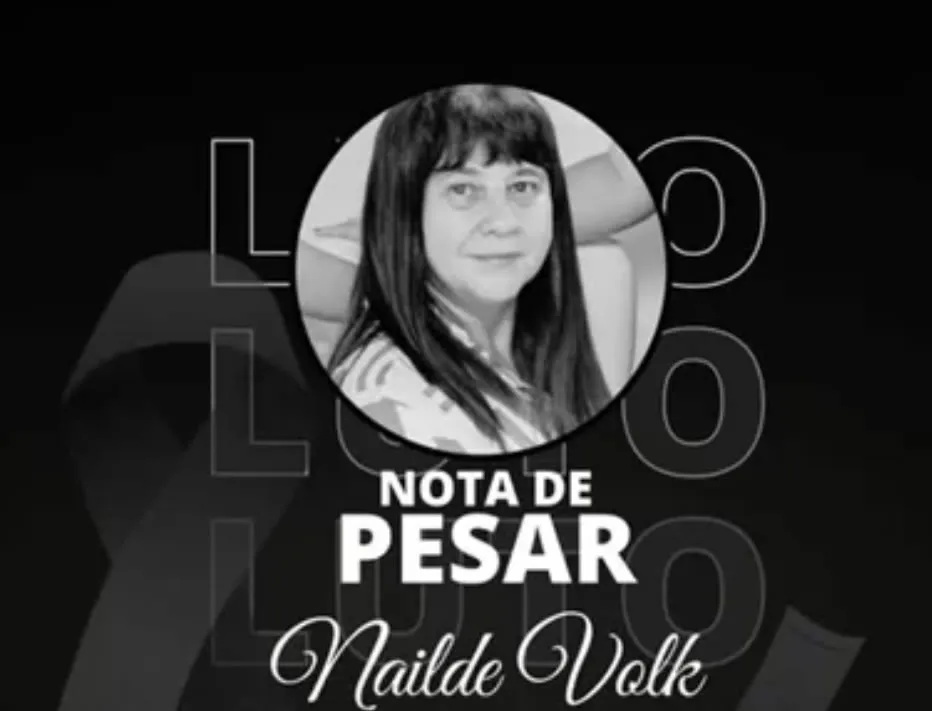 Nota de Falecimento de Nailde Volk,