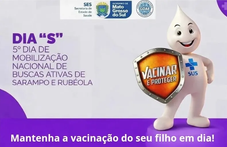 Chapadão do Sul inicia mobilização para reforçar Vigilância contra o Sarampo.