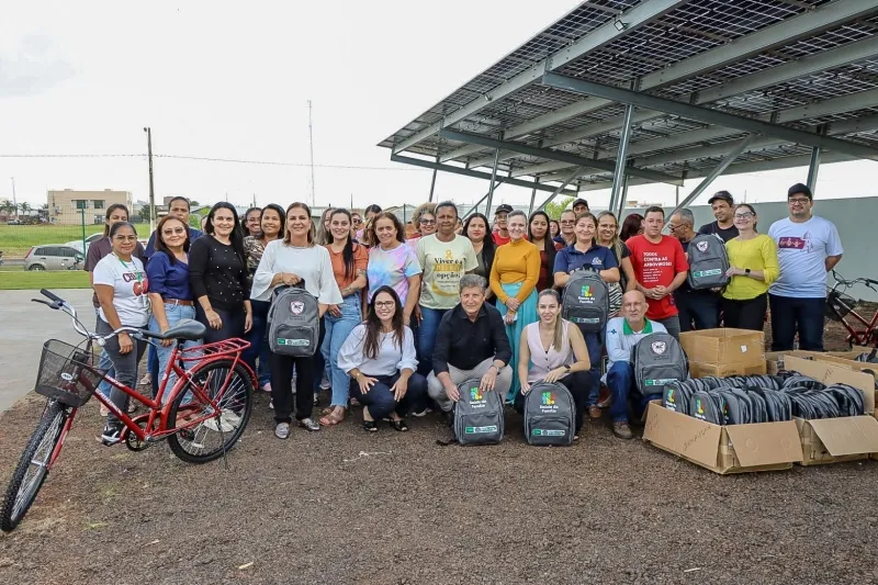 Prefeitura realiza entrega de bicicletas e uniformes para Agentes Comunitários de Saúde e Agentes de Combate às Endemias