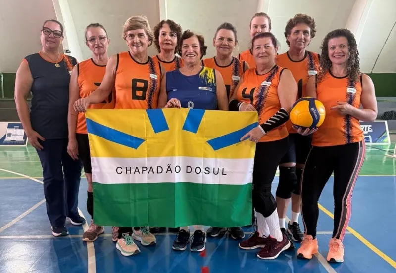 Delegação de Chapadão do Sul/MS conquista vice-campeonato estadual e se destaca pela solidariedade nos Jogos da Melhor Idade