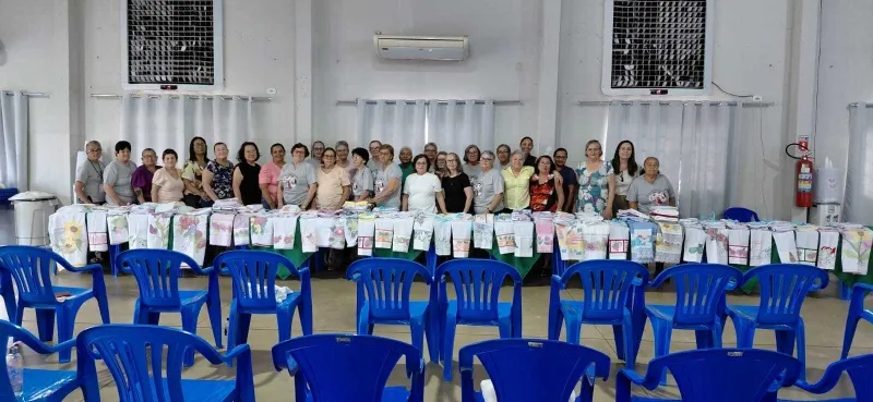Curso de artesanato promove integração e celebra mais uma etapa concluída no Conviver em Chapadão do Sul