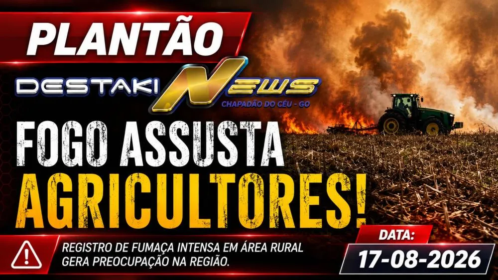 PLANTÃO DESTAKINEWS - Fogo assusta agricultores