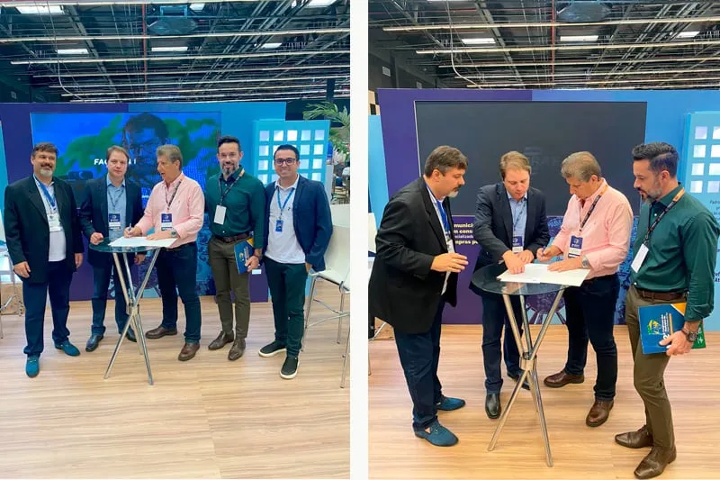 Prefeito Eleito Walter Schlatter e o Vice Defensor Ernany assinam adesão ao Programa Cidade Empreendedora do Sebrae/MS