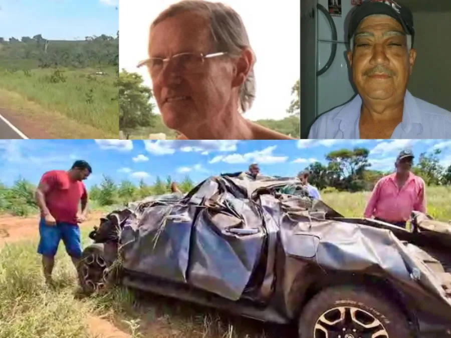 Morrem duas grandes personalidades conhecidas em Camapuã, na ‘curva da morte’, na BR 060 em Paraíso das Águas