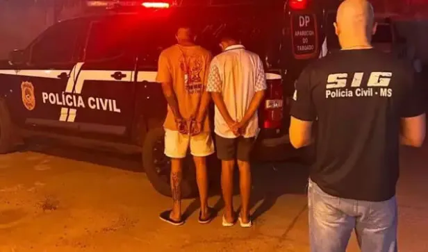Policia prende suspeitos que filmaram e divulgaram em rede social tentativa de latrocínio em Aparecida do Taboado