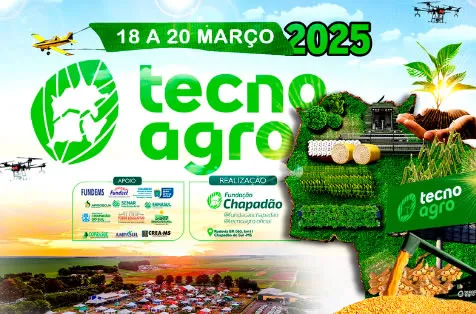 De Olho No Material Escolar leva cerca de 200 estudantes para conhecer a realidade do agronegócio do MS na Tecnoagro 2025