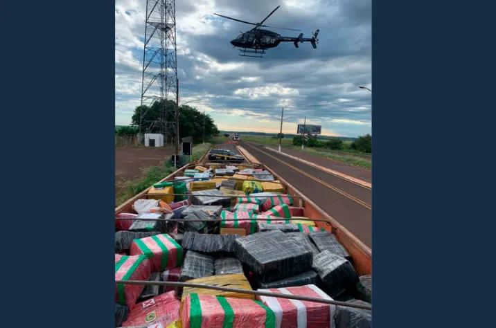 PRF faz maior apreensão de maconha em rodovias federais este ano