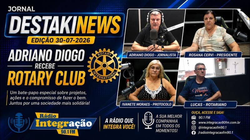 JORNAL DESTAKINEWS Rotary Club Convida