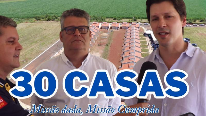 ENTREGA DE CASAS EM CHAPADÃO DO CÉU - GO