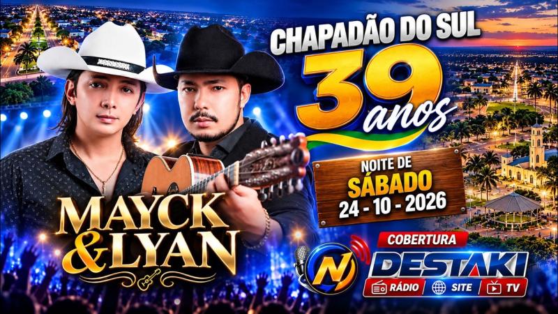  Aniversario de Chapadão do Sul 3ª Noite